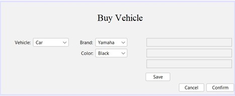 Vehicle Purchase App